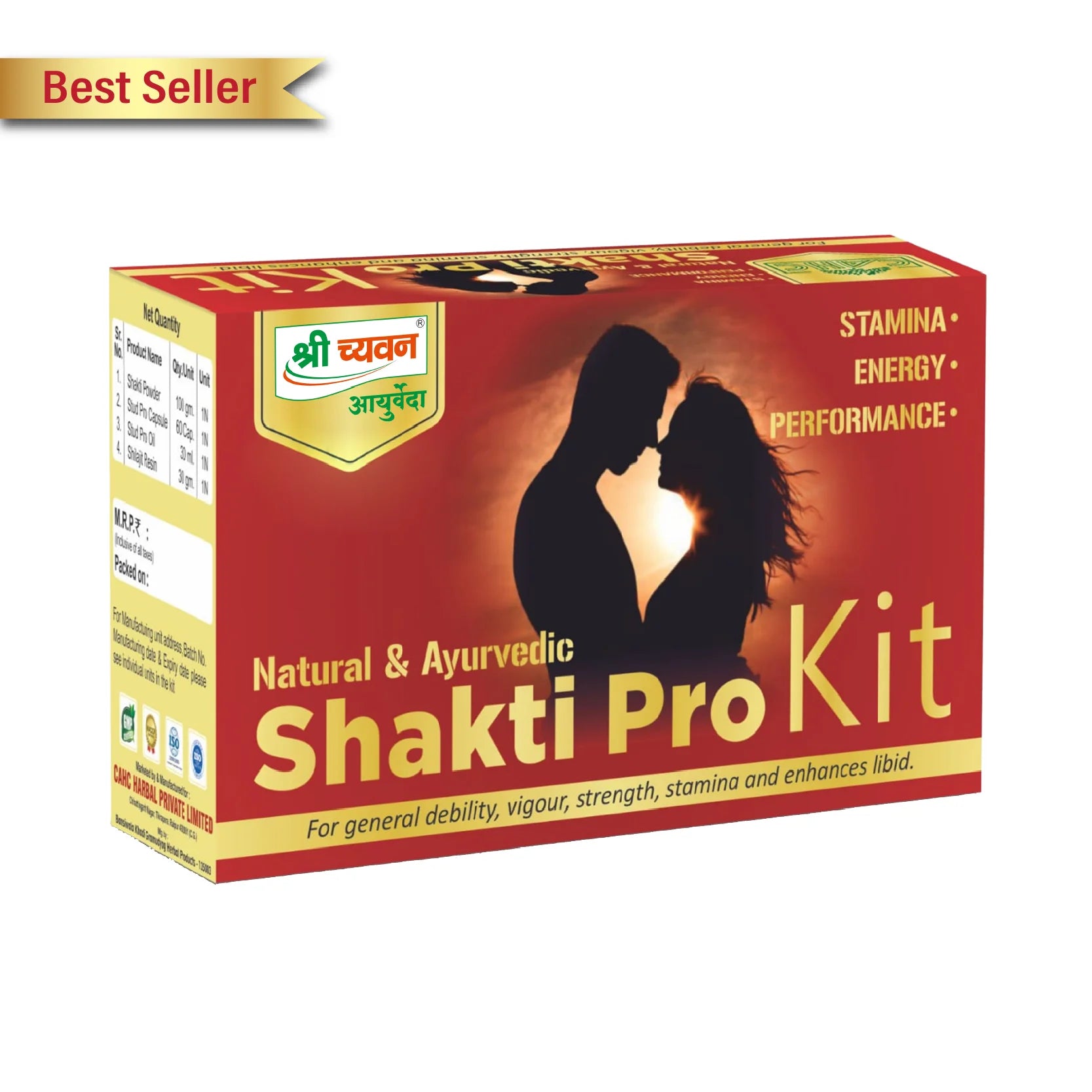 Ayurvedic Medicine for Erectile Dysfunction Shakti Pro Kit