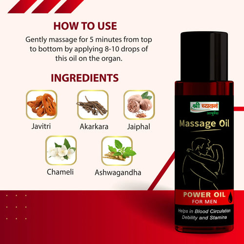 Massage oil for Men