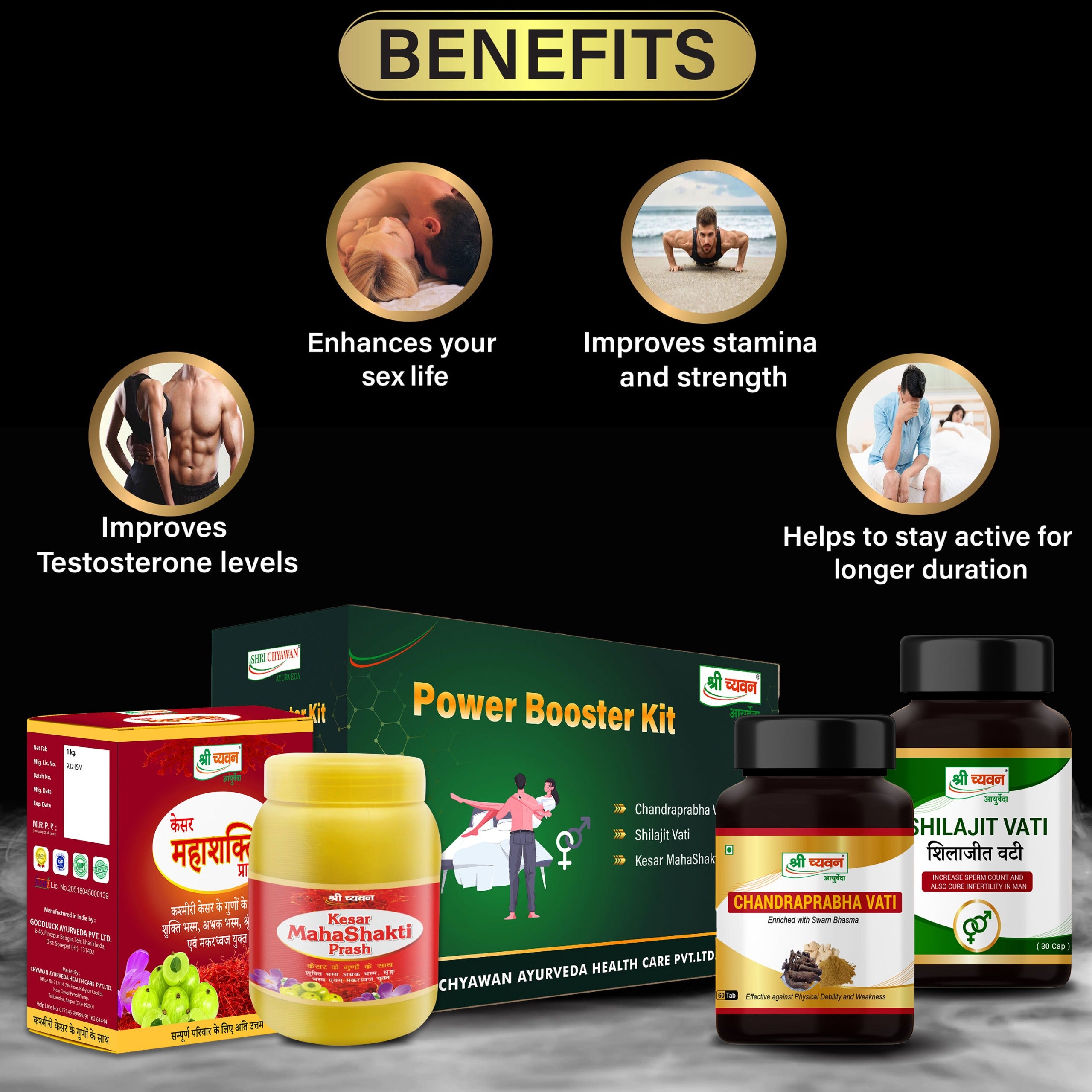 Ayurvedic Medicine for Premature Ejaculation Power Booster Kit