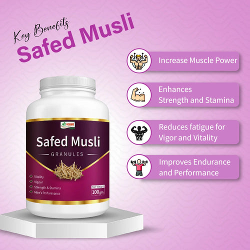 Safed Musli Granules | safed musli benefits